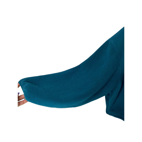 Fabletics Teal Half-Zip Sweatshirt - Picture 3 of 9